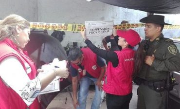 AMB impuso medida preventiva de suspensión de actividades para taller de pintura que generaba aspersión de sustancias sin cumplir la normativa ambiental en Bucaramanga