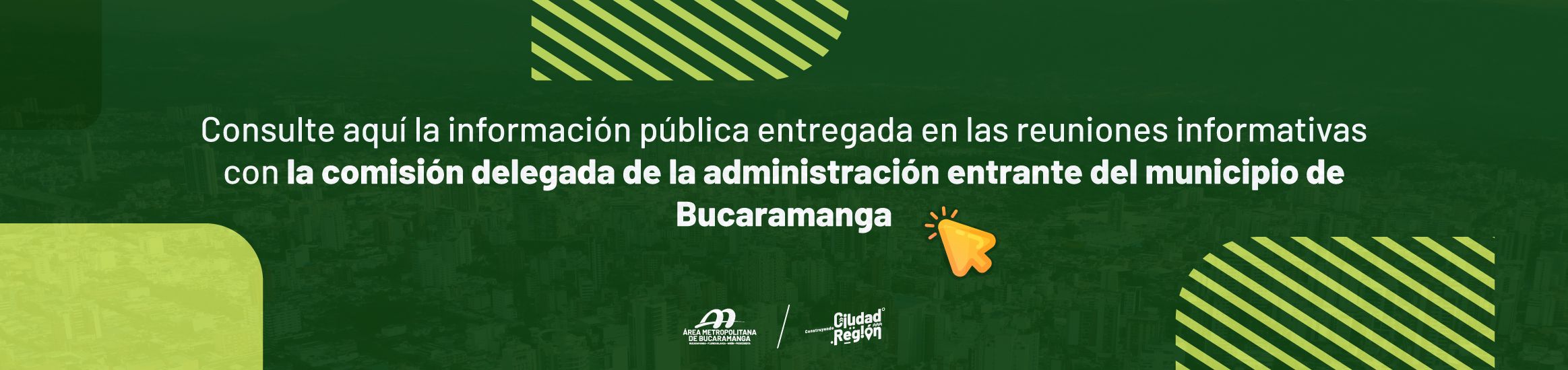 Consulte aquí la información pública entregada en las reuniones informativas con la comisión delegada de la administración entrante del municipio de Bucaramanga