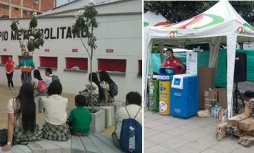 Punto Limpio Metropolitano del AMB, sitio de acopio de residuos posconsumo durante gran  jornada de recolección del 13 y 14 de abril