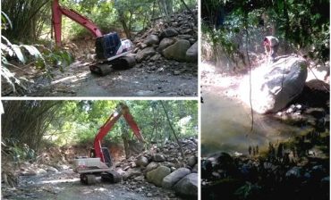 Con acciones sobre la quebrada Suratoque AMB mitiga riesgos por represamiento y desbordamiento en el Portal del Talao de Piedecuesta