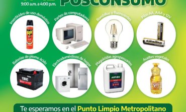 Lo que ya no es de tu colección… llévalo al Punto Limpio Metropolitano del AMB para su recolección, durante los días 11 y 12 de noviembre, entre las 9:00 a.m. y las 4:00 p.m.