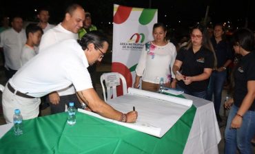 El Área Metropolitana de Bucaramanga y la Alcaldía de Girón entregaron tres importantes obras bajo la estrategia de Retazos Urbanos.