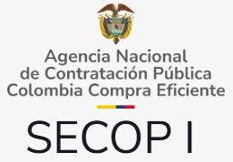 Logo Agencia Nacional de Contratación Pública Colombia Compra Eficiente SECOP I