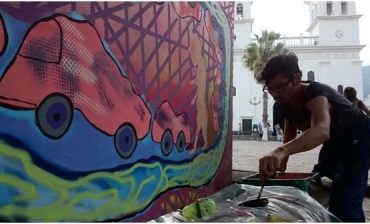 La vida metropolitana se convirtió en arte y las cifras del territorio quedaron plasmadas en grafitis